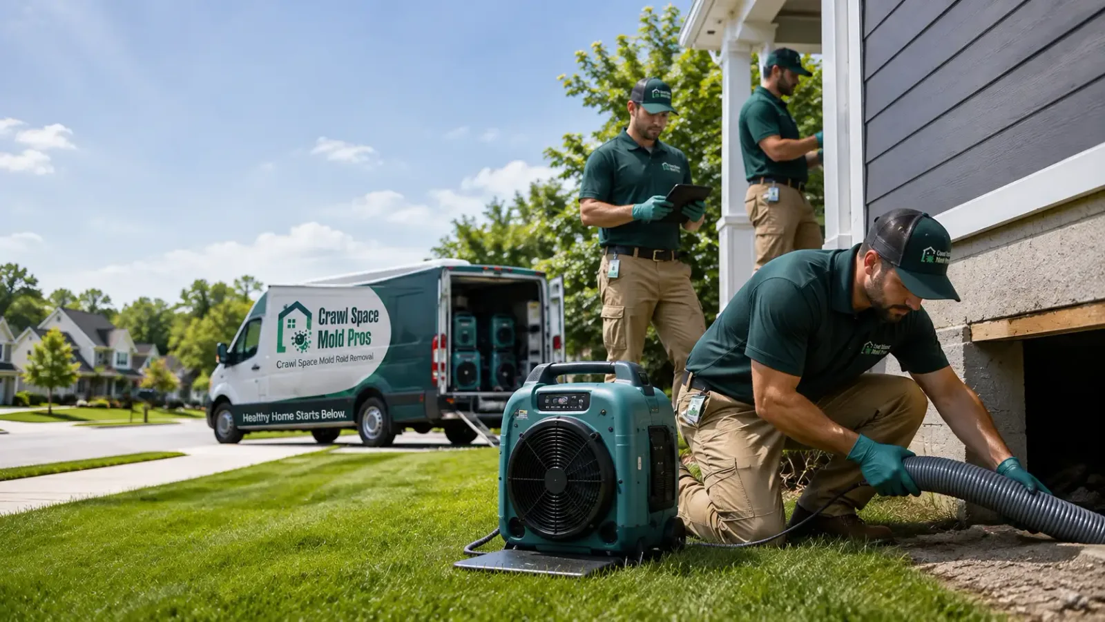 Crawl Space Mold Removal in East Sparta, OH